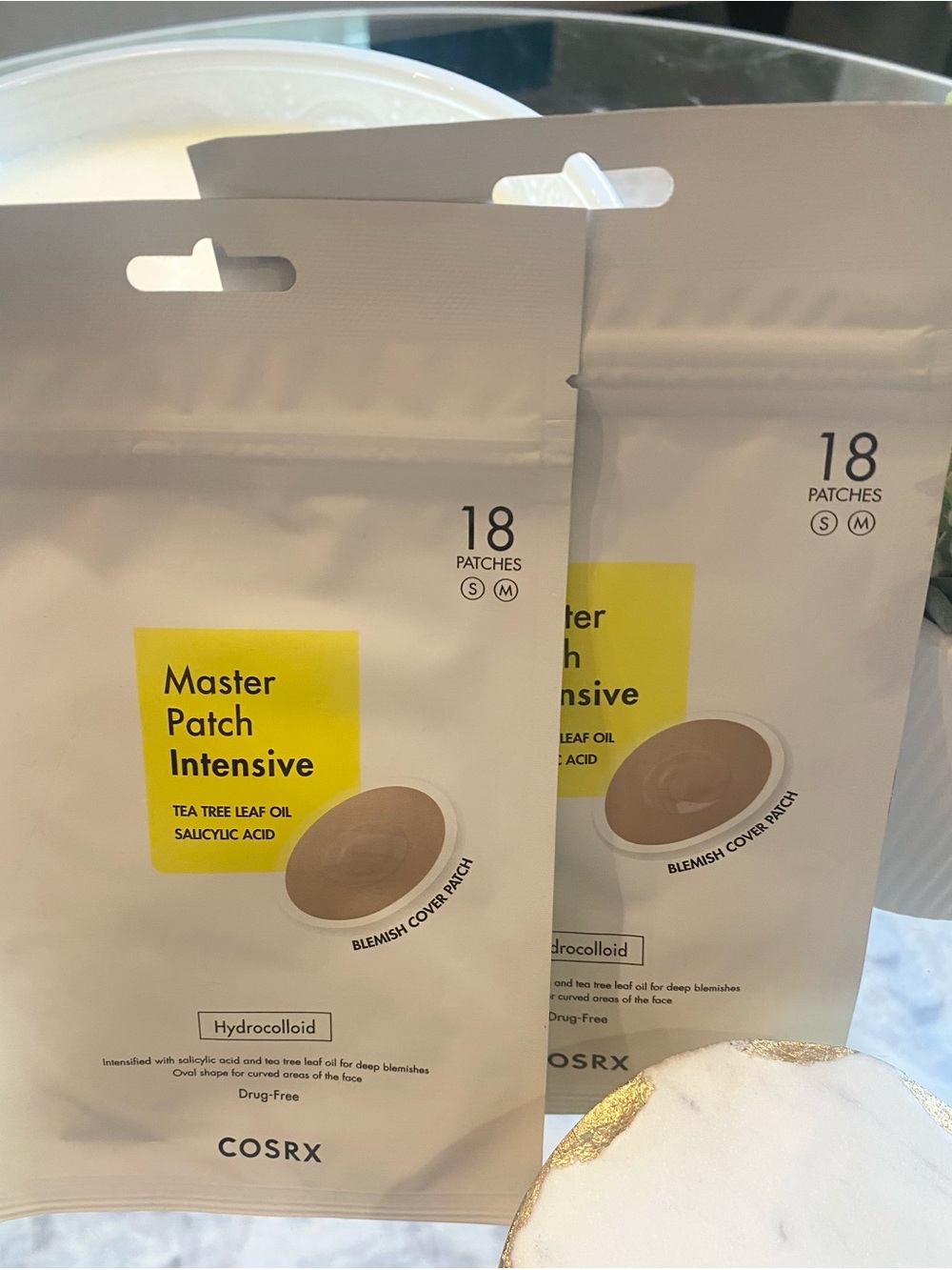 COSRX Master Patch Intensive Tea Tree Blemish Cover Patches 2 pack set of 18 NWT